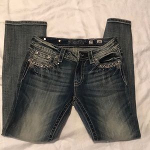 Miss Me Straight Blue Jeans